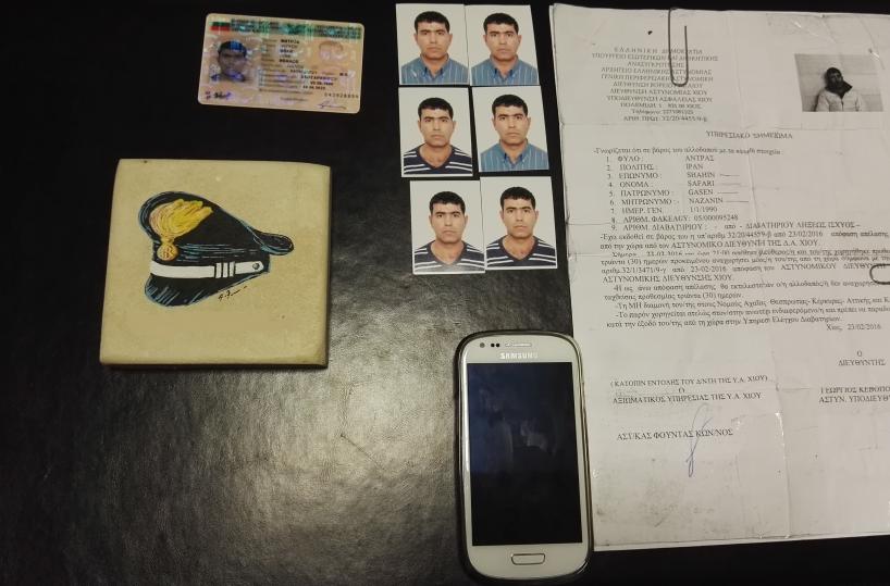 Arrestato migrante iraniano  aveva con sé documenti falsi