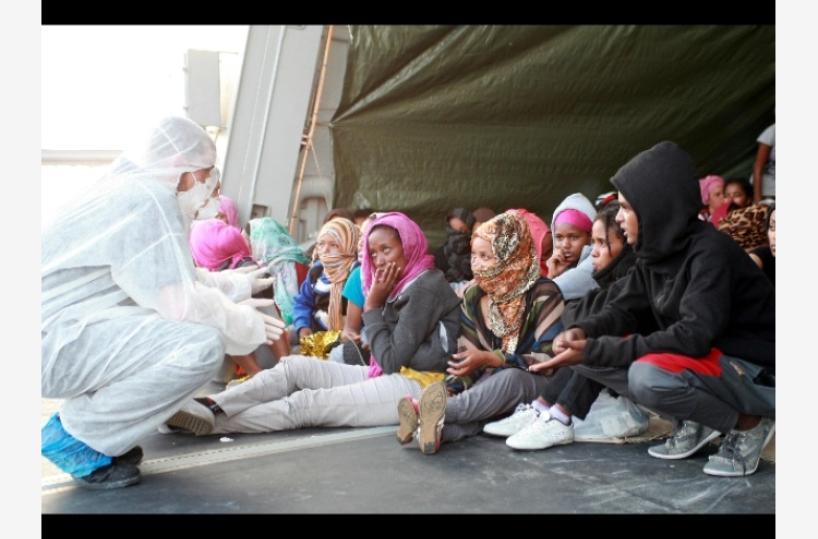 hotspot Taranto, migranti