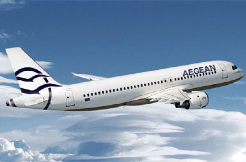 vettore aereo greco Aegean
