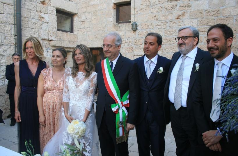 Celebrato a Monopoli il matrimonio bipartisan  Ginefra (Pd)-Ravetto (Fi)