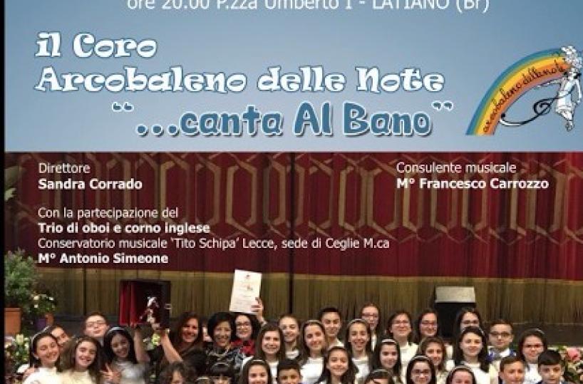 Il coro dei bimbi dona concerto in piazza dedicato a Al Bano