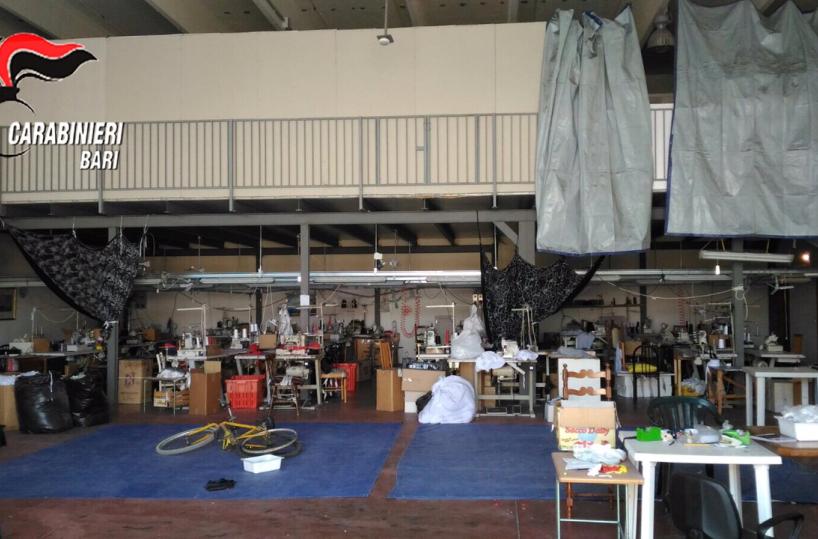fabbrica e dormitorio a Trani