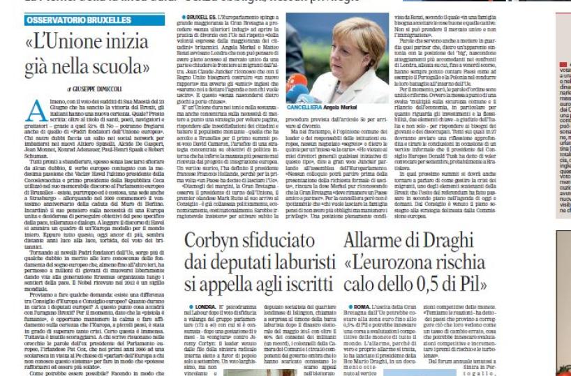 #Brexit e l'UE a scuola