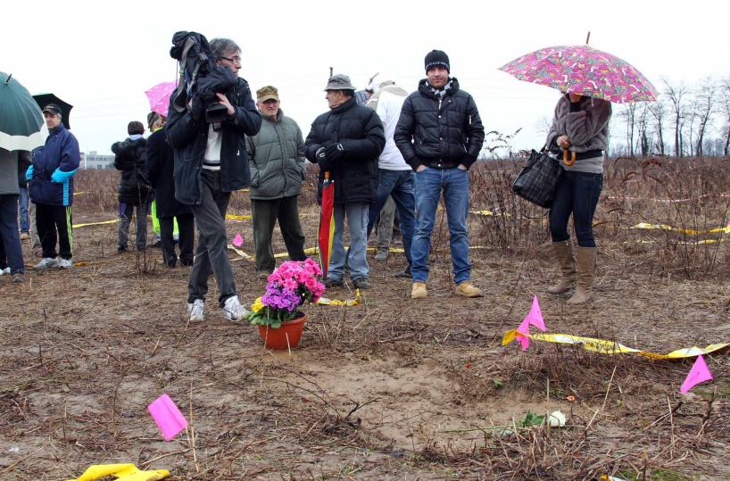 il campo dove fu trovata Yara Gambirasio