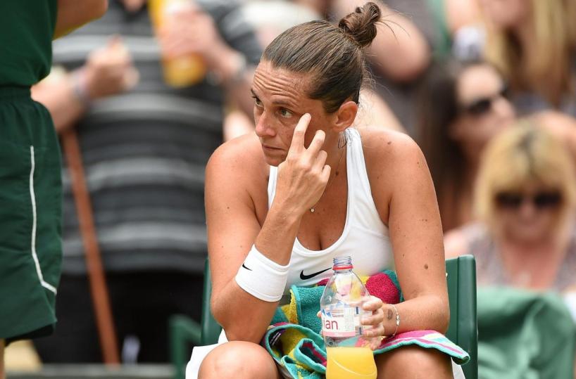 Roberta Vinci a Wimbledon