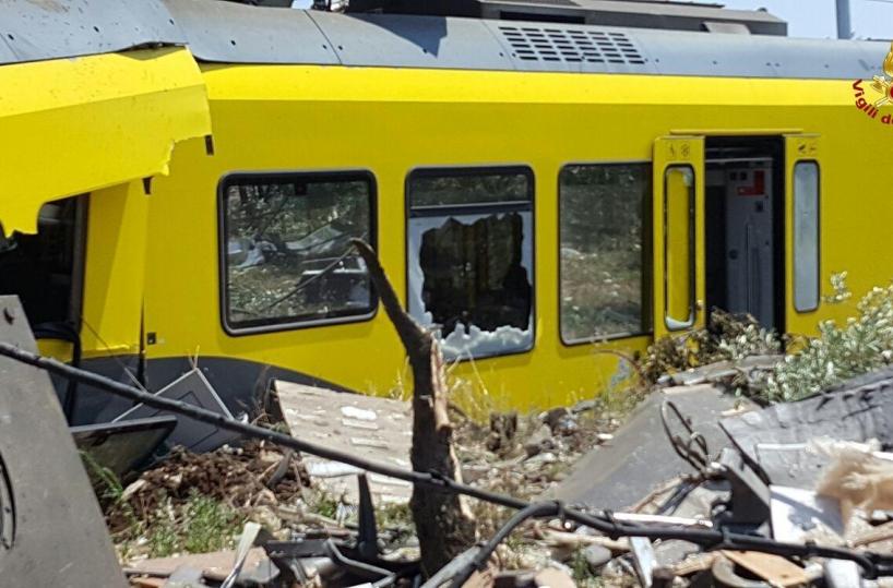 tragedia ferroviaria ad Andria