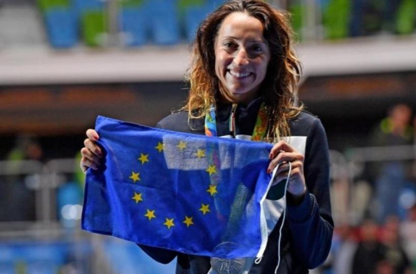 La bandiera Ue a Rio