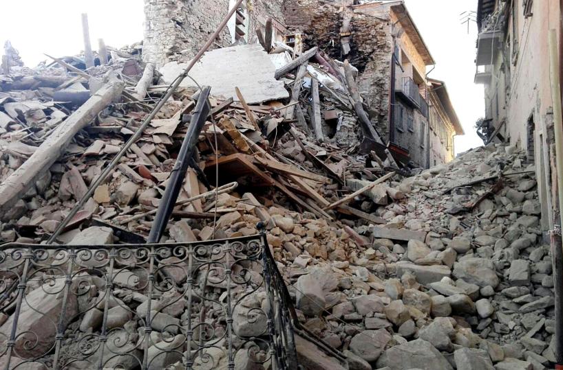 Amatrice distrutta