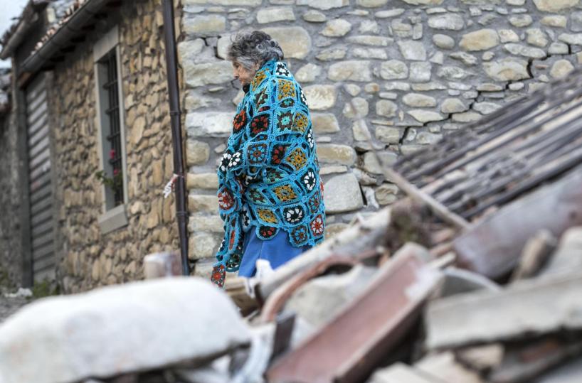 devastazione sisma terremoto in centro italia