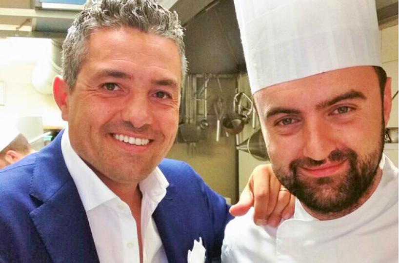Chef Musci e il patron Gallo