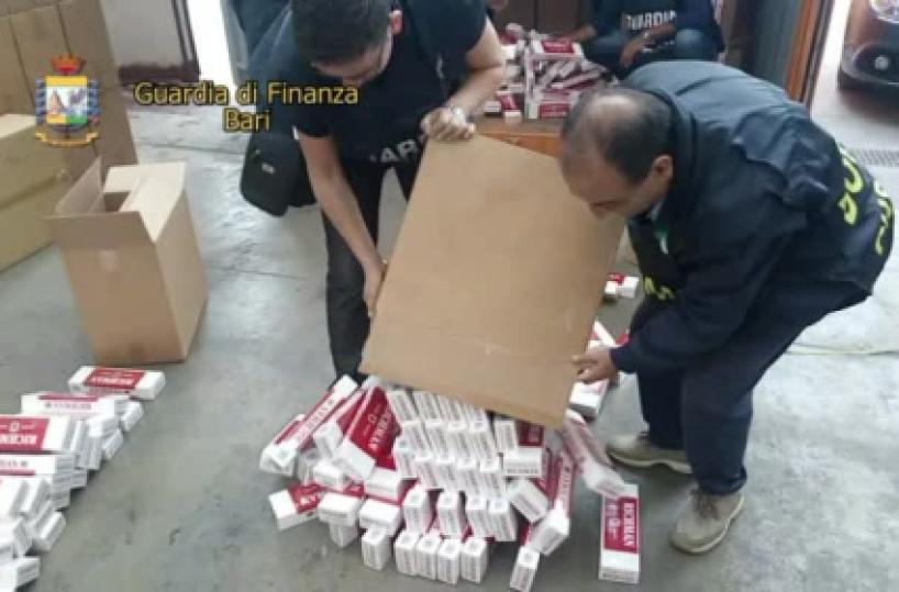 Contrabbando, sequestrate  dieci tonnellate di sigarette