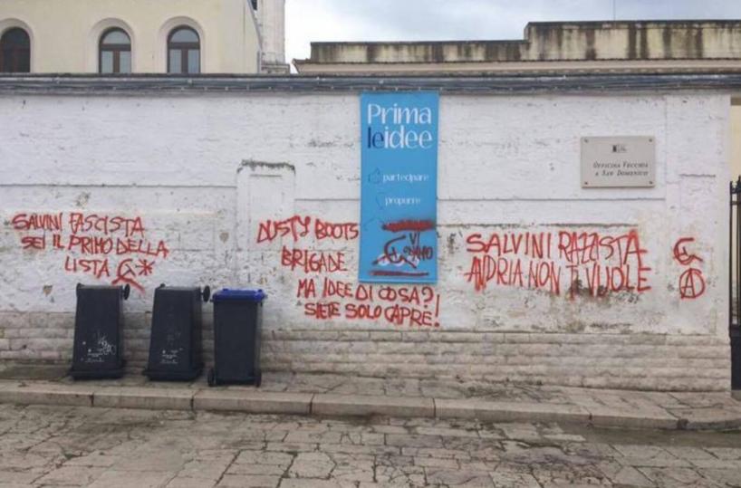 scritte salvini