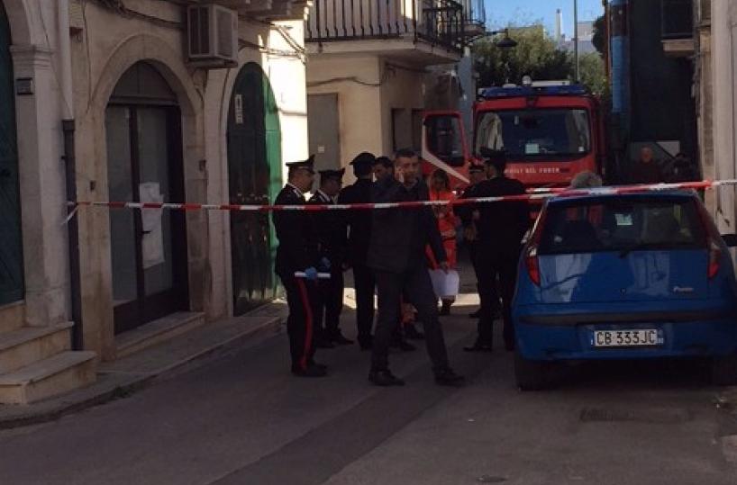 Donna e feto trovati morti in garage di Ceglie Messapica