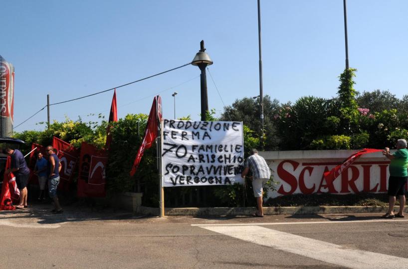 industria Scarlino, sciopero