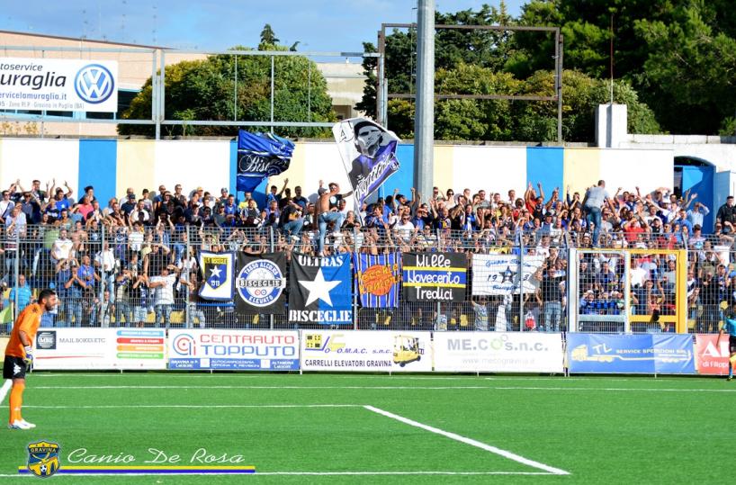 Gravina-Bisceglie, Daspodi 2 anni per 17 tifosi violenti