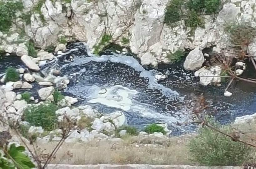 torrente Gravina inquinato