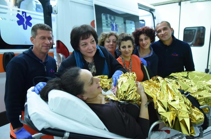nata in ambulanza