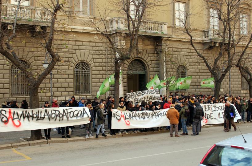 Il centro Grandapulia«difeso» dai lavoratori