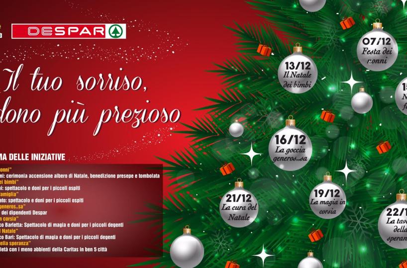 “Il dono più prezioso? Il sorriso»Iniziativa Despar per il Natale