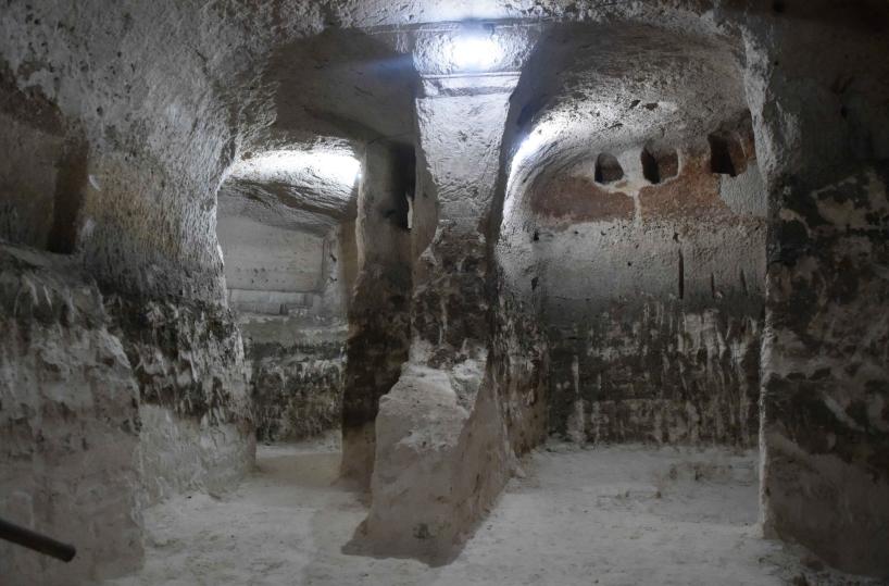 città sotterranea a Matera