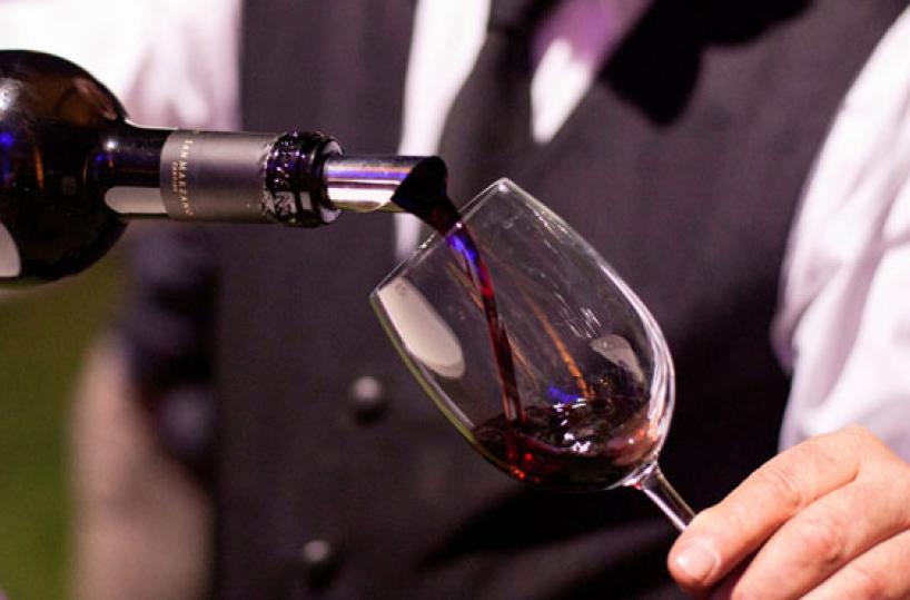 Un calice di vino