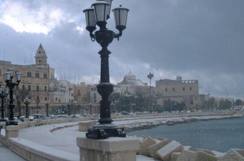 Bari innevata