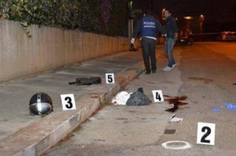 Il luogo dell'omicidio Sciannimanico