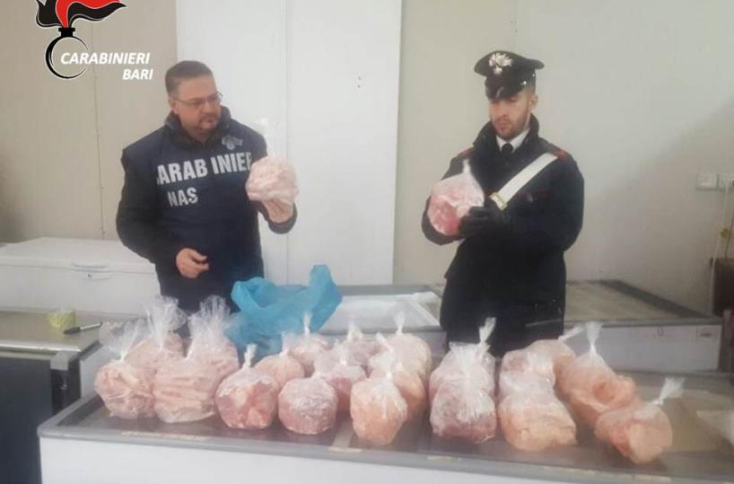 Casamassima, sequestrati carne e pesce scaduti