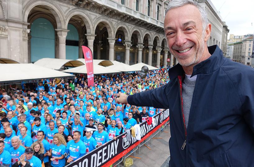 Linus dj e la maratona a Bari