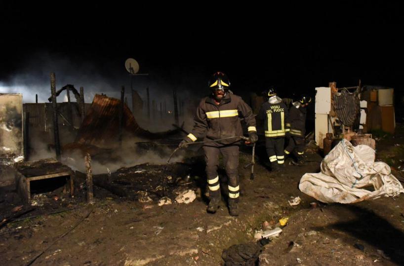Incendio Gran Ghetto vittime morte nel rogo