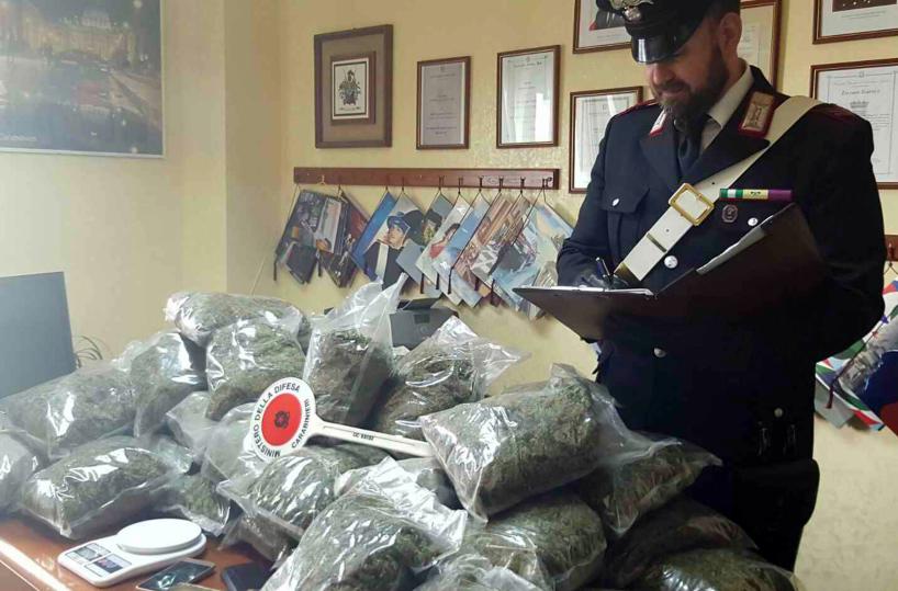 Arrestato a San Nicandroaveva 23 chili di marijuana