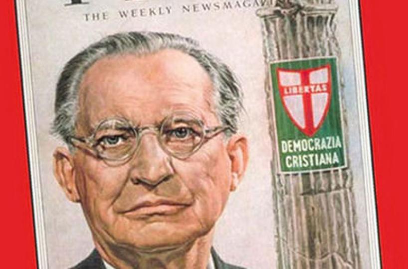 La locandina del libro di Nico Perrone «La svolta occidentale De Gasperi e il nuovo ruolo internazionale dell'Italia»