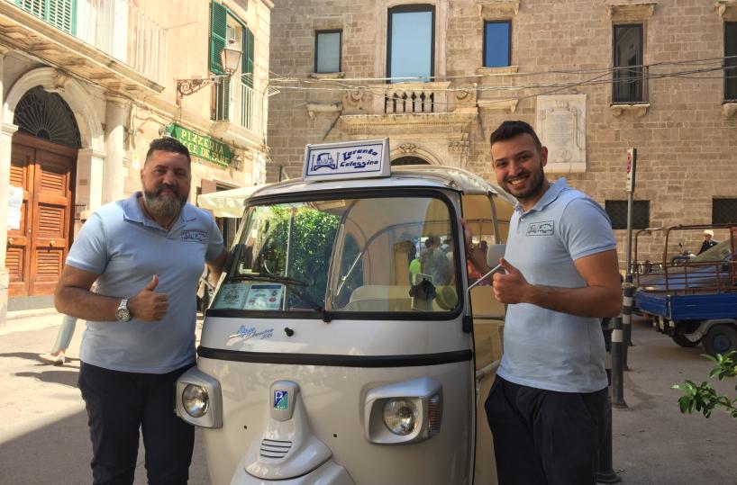 in calesse per Taranto