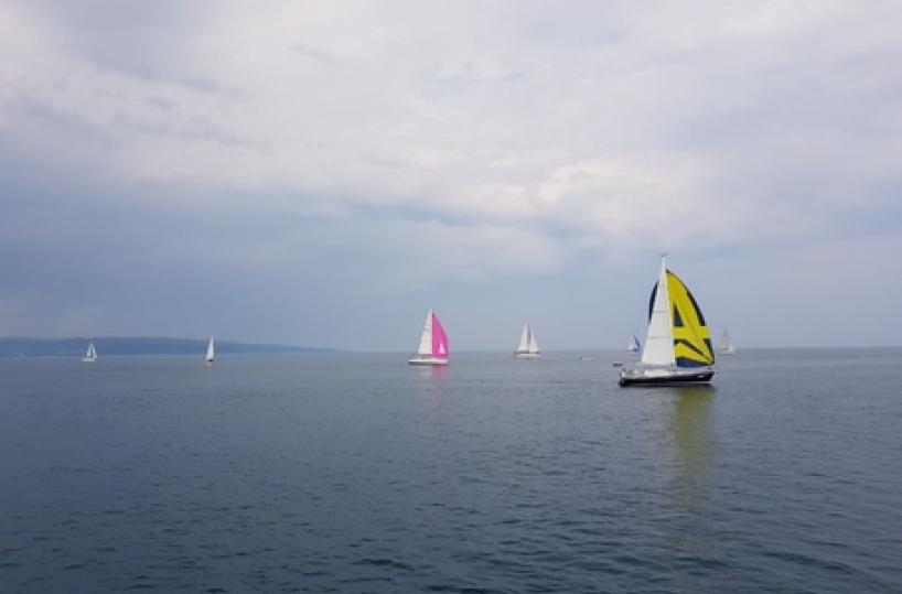 Vela, partita da Viestela Regata dei Parchi