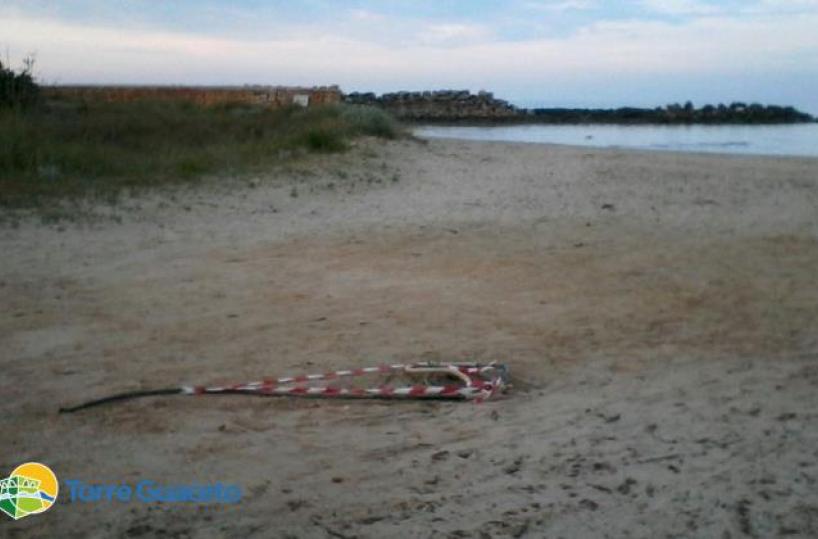 Torre Guaceto, strappati cavi elettrici del bar mobile