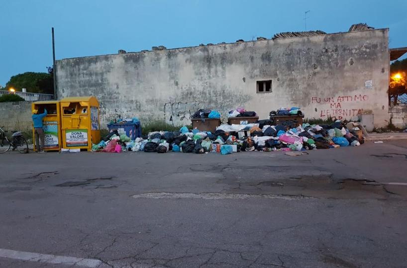 rifiuti a Brindisi