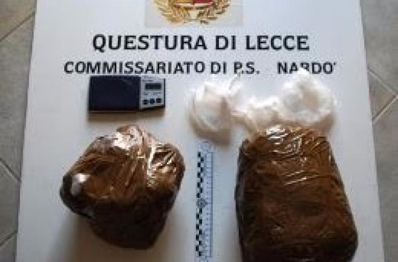 Nardò. aveva 1,8 kg di drogain auto: arrestato un 39enne