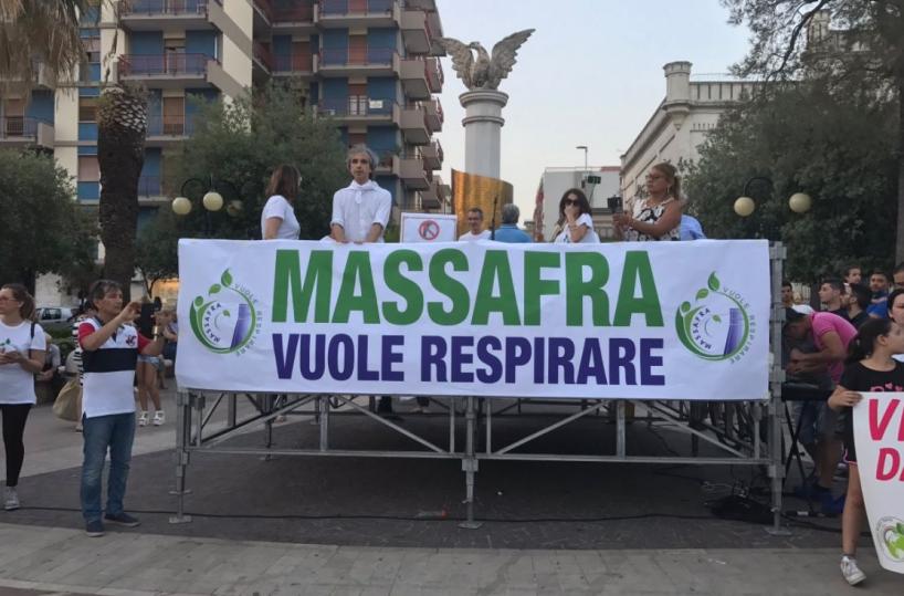massafra contro l'inceneritore