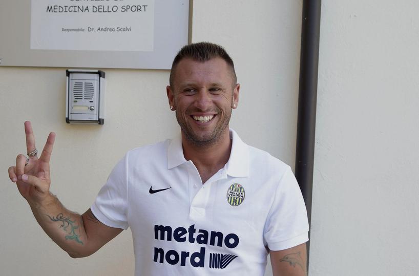 A Verona l'ultima «cassanata»«Antonio vuole lasciare il calcio»