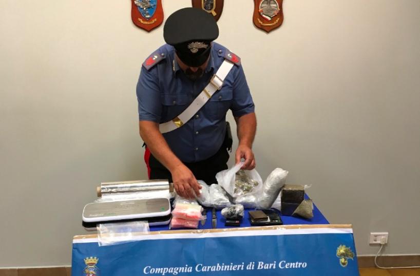 Sequestro di droga al rione Japigia di Bari Arrestato un pregiudicato