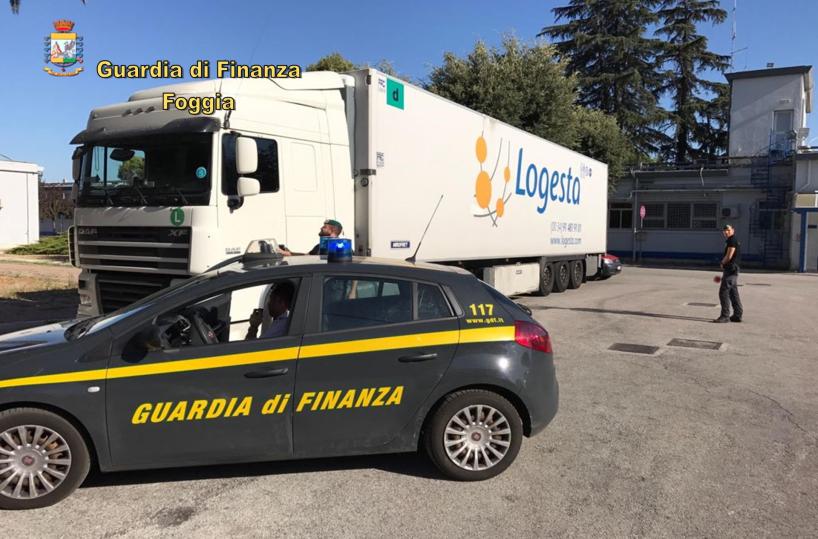Rapine tir, Gdf e Poliziarecuperano tir 15 tonnellate