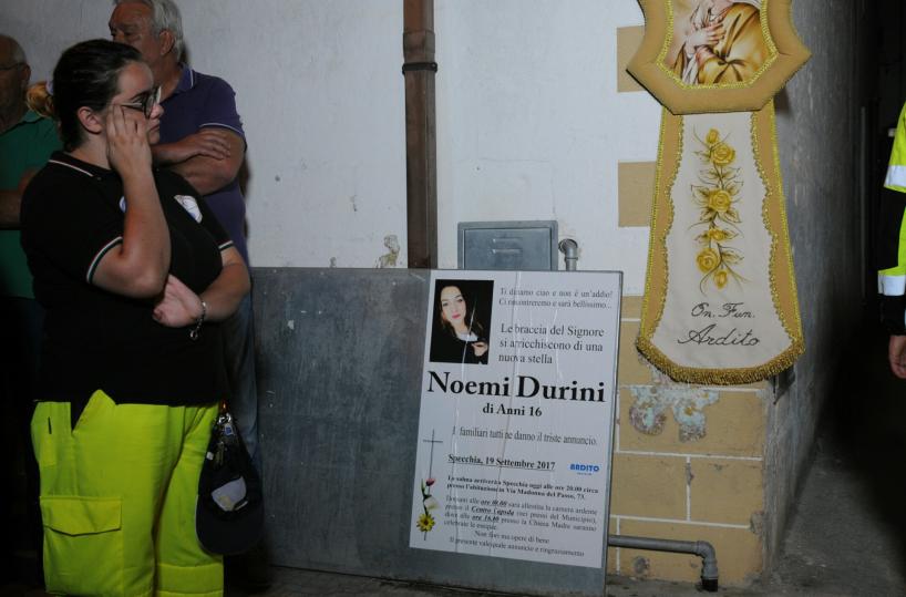La salma di Noemi torna a specchia