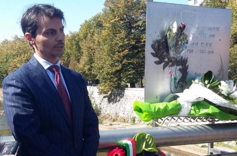 Cerimonia in ricordo del pacifista Locatelli ucciso a Sarajevo nel '93
