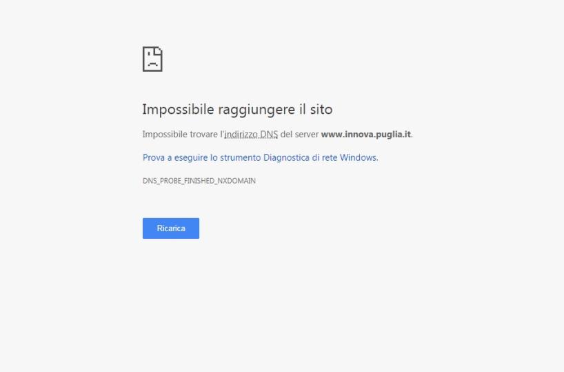 Innovapuglia, incendio mandatilt i servizi web della Regione
