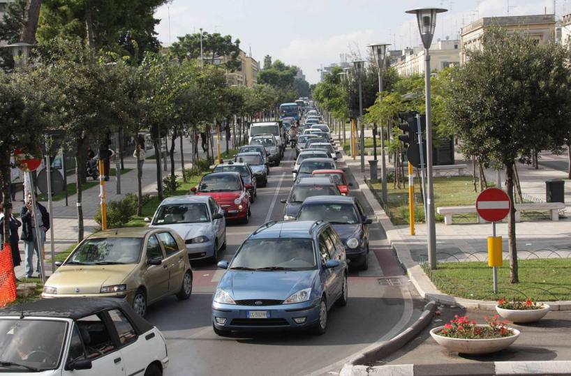 traffico a Lecce