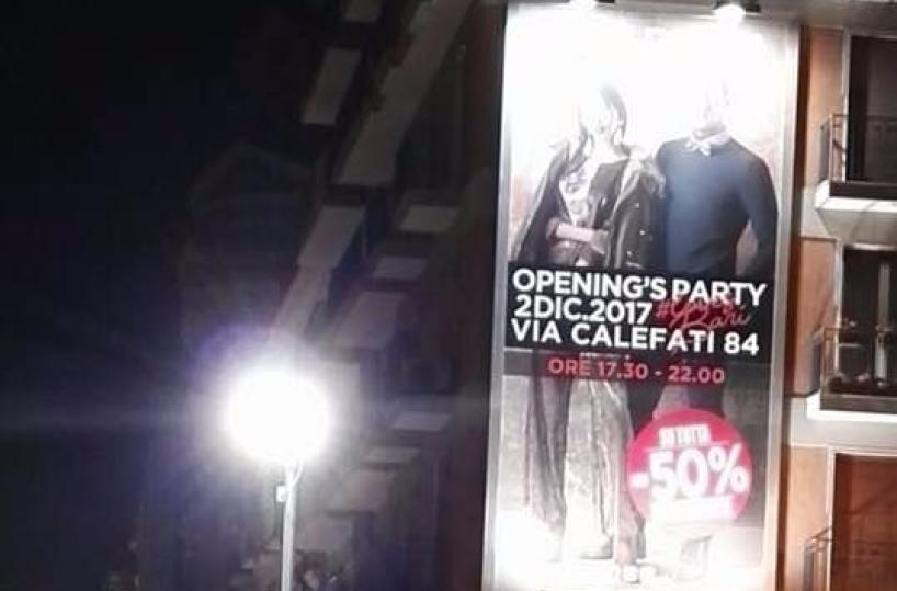Bari, negozio annunciaapertura con sconti al 50%Insorgono i commercianti