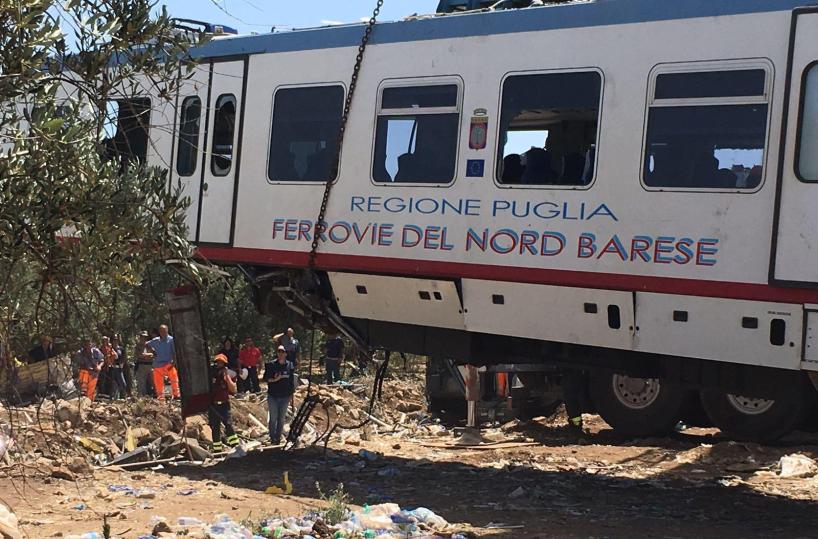 incidente ferroviario andria corato