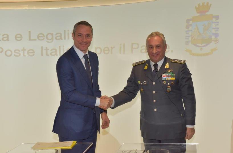Firmato protocollo d’intesa  tra Poste e Guardia di Finanza contro il riciclaggio e le frodi