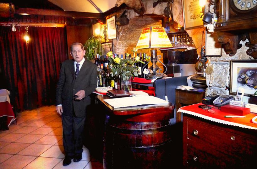 LA TABERNA - Filippo Carella nel suo storico ristorante