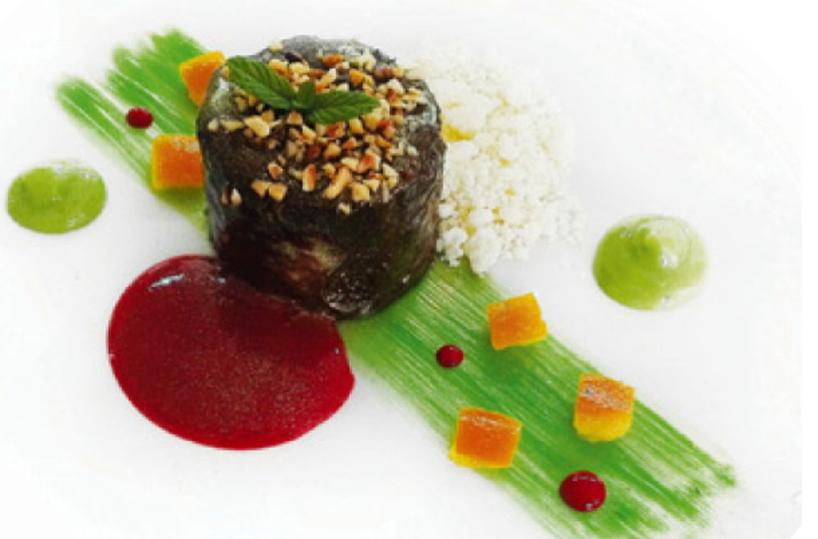 Ricette Puglia - Tortino all’olio evo Ogliarola con cioccolato fondente e bianco - A cura dello chef Luca Fiore